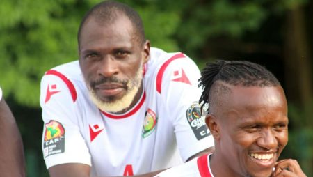 Kenyan National Team player dyed his beard white
