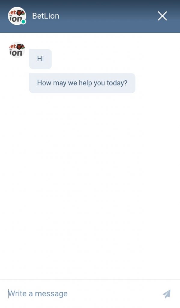 Betlion live chat