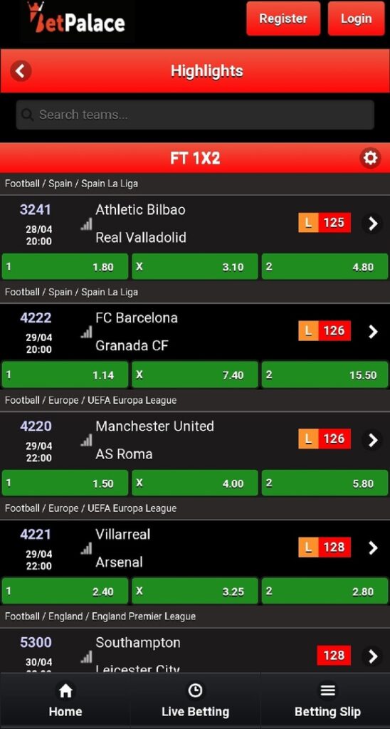 Highlights Coefficients