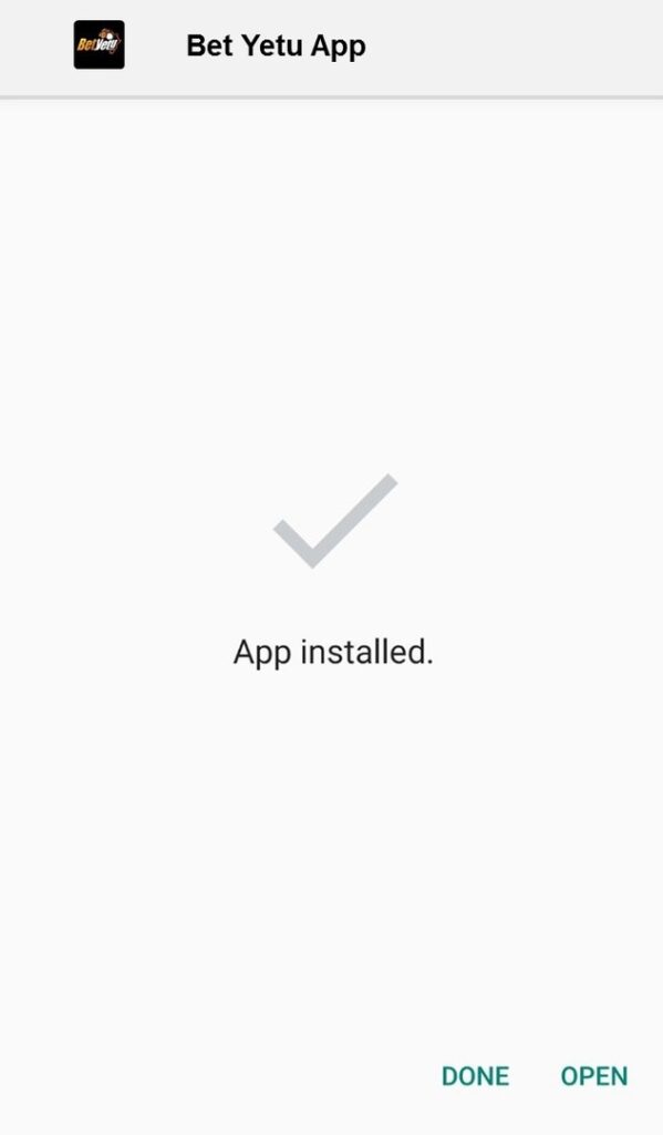 Betyetu App download and install