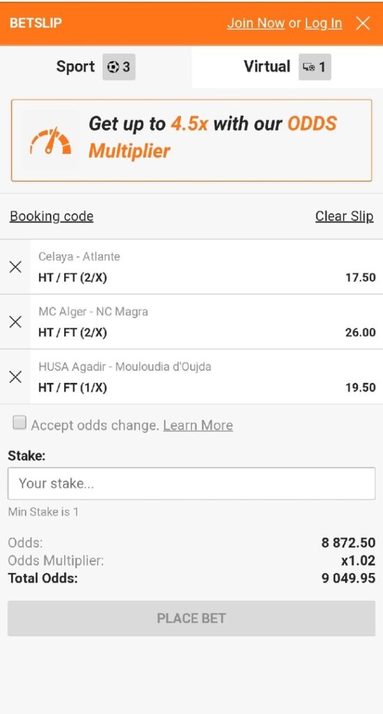 How to place bets in bet254