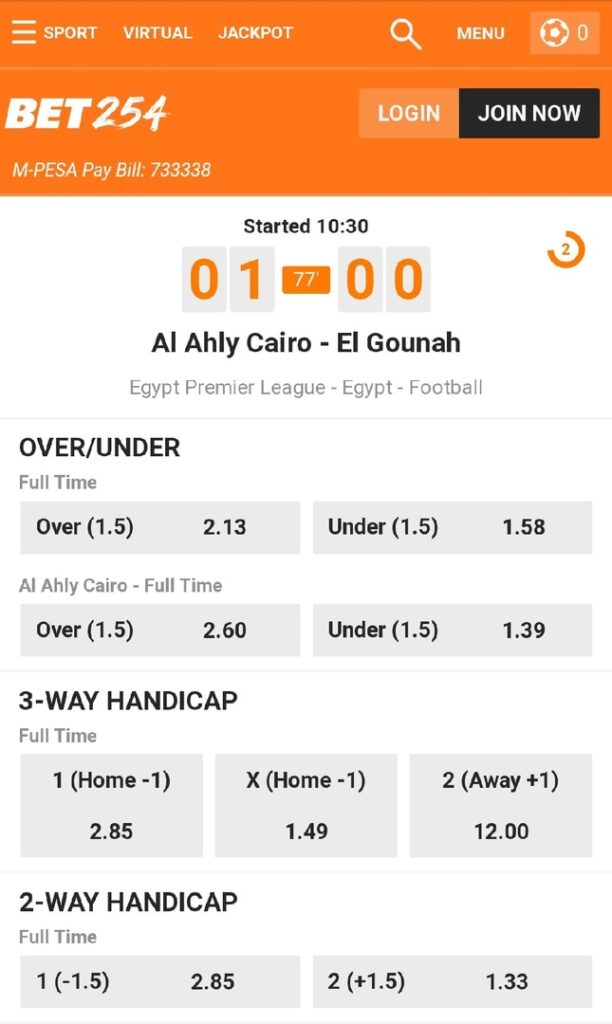 Live Bets