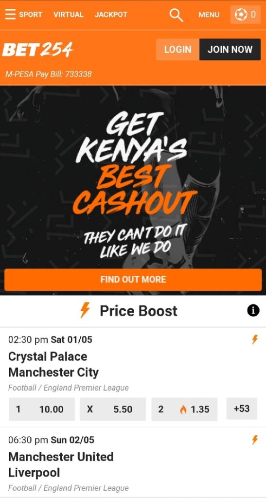 Bet254 App Kenya
