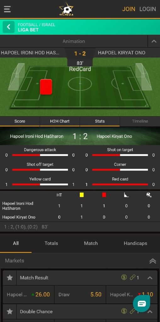 mCHEZA live betting