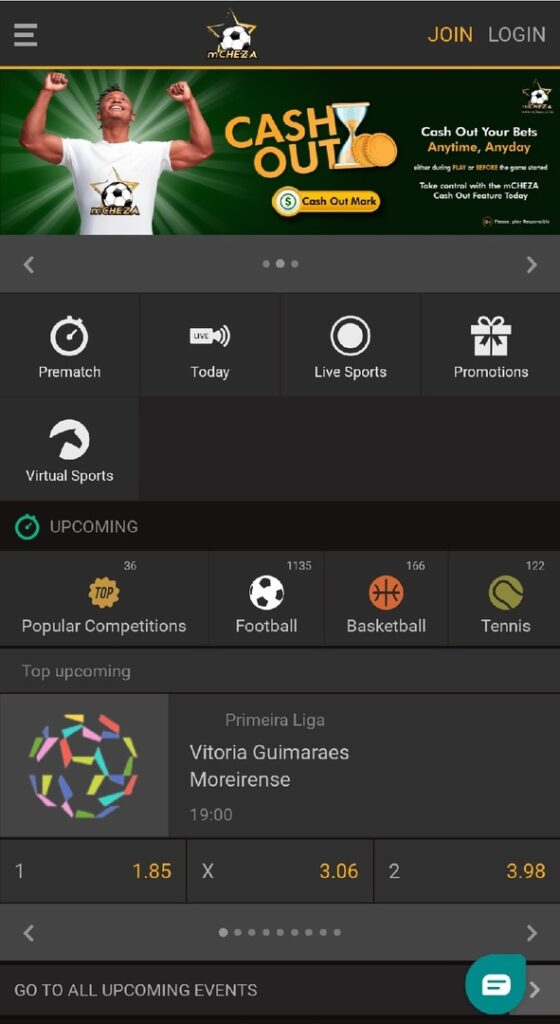 mCHEZA Sportsbook Kenya